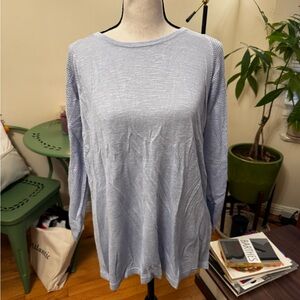 J. Jill Soft Blue Long Sleeve Top